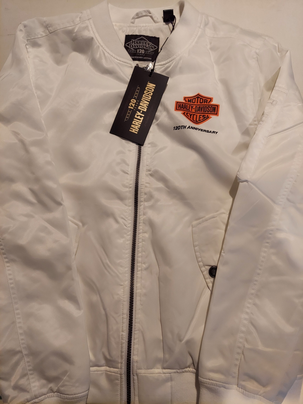 Women's Harley-Davidson White Bomber Jacket